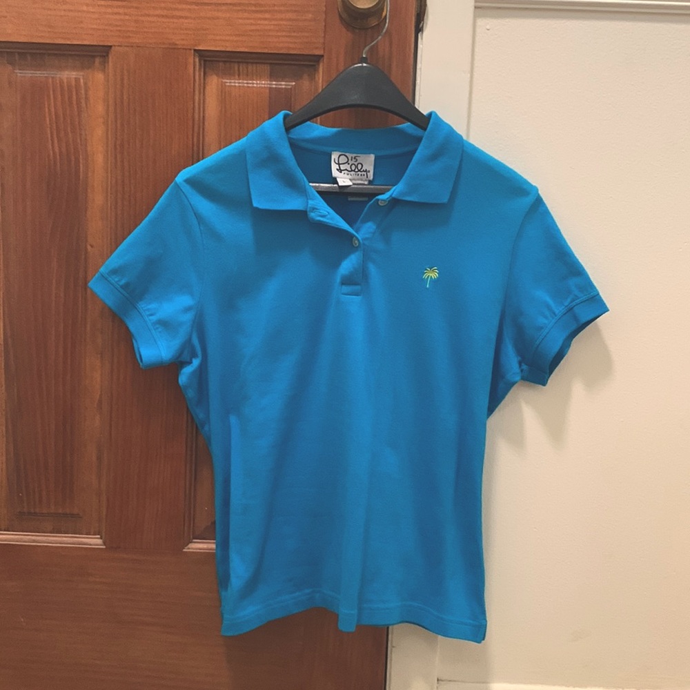 Lily Pulitzer collared polo shirt size L